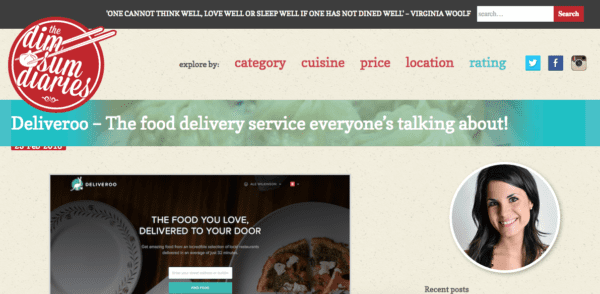 Dim Sum Diaries – Deliveroo