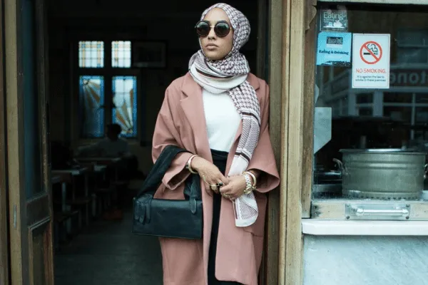 mariah idrissi for h&m close the loop hijab